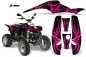 Preview: Tribe Hintergrund = Schwarz, Designfarbe = Pink für Polaris Scrambler 1985-2009