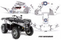 Preview: P40-Warhawk Weiß für Polaris Sportsman 550 2009-2015