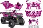 Preview: Psycho Kraken Hintergrund = Pink, Designfarbe = Schwarz für Polaris Sportsman 325ETX/450/570 14-17