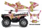 Preview: Psycho Kraken Hintergrund = Pink, Designfarbe = Grün für Polaris Sportsman 800/700/500 05-10