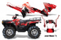 Preview: Carbon-X Red for Polaris Sportsman 800/700/500 05-10