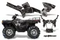 Preview: Meltdown Hintergrund = Schwarz, Designfarbe = Silber für Polaris Sportsman 800/700/500 05-10