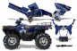 Preview: Meltdown Background = Blue, Design color = Silver for Polaris Sportsman 800/700/500 05-10