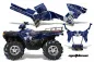 Preview: Meltdown Hintergrund = Blau, Designfarbe = Silber für Polaris Sportsman 800/700/500 05-10