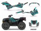 Preview: Shocker Aqua Blau für Polaris Sportsman 850/1000 17-20