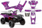 Preview: Butterfly Background = Purple, Design color = Pink for Polaris Sportsman 90/110
