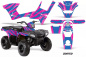 Preview: Zooted Background = Pink, Design color = Blue for Polaris Sportsman 90/110