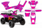 Preview: Zooted Background = Purple, Design color = Pink for Polaris Sportsman 90/110