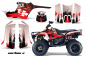 Preview: Carbon-X Rot für Polaris Trailboss 330 04-09