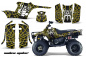 Preview: Widow Maker Hintergrund = Schwarz, Designfarbe = Gelb für Polaris Trailboss 330 04-09
