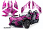 Preview: Quantum Hintergrund = Pink, Designfarbe = Schwarz für Polaris Slingshot SL15-23