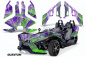 Preview: Quantum Hintergrund = Lila, Designfarbe = Grün für Polaris Slingshot SL15-23
