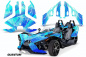 Preview: Quantum Hintergrund = Teal Blau, Designfarbe = Blau für Polaris Slingshot SL15-23