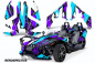 Preview: Retrospective Hintergrund = Lila, Designfarbe = Teal Blau für Polaris Slingshot SL15-23