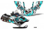 Preview: Yeti Teal Blau für Polaris 700XC/800XCR/600RMK/Touring 99-03