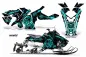Preview: Havoc Teal Blau für Polaris Axys Rush Pro S/Switchback Pro S/Adventure 15+