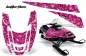 Preview: Butterfly Hintergrund = Pink, Designfarbe = Weiß für Polaris Edge