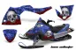 Preview: Bone Collector Blau für Polaris Fusion 05-07