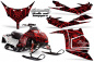 Preview: Skulls N Hammers Rot für Polaris IQ Race 600 05-18