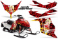 Preview: Motorhead-Mandy Rot für Polaris IQ Race 600 05-18