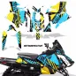 Preview: Retrospective Hintergrund = Gelb, Designfarbe = Teal Blau für Polaris Matryx Indy Assault 21+