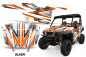 Preview: Slash Hintergrund = Weiß, Designfarbe = Orange für Polaris General 2 Türer 2016+