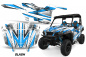 Preview: Slash Hintergrund = Weiß, Designfarbe = Blau für Polaris General 2 Türer 2016+