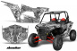 Preview: Deaden Silber für Polaris RZR 1000 XP 2 Türer 13-18