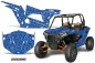 Preview: Digicamo Blau für Polaris RZR 1000 Turbo 2 Türer 13-18