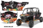 Preview: Vegas Baller Schwarz für Polaris RZR 1000 XP 4 Türer 13-18