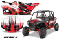 Preview: Carbon-X Rot für Polaris RZR 1000 XP 4 Türer 13-18