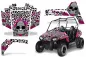 Preview: Brittany Hintergrund = Weiß, Designfarbe = Pink für Polaris RZR 170
