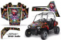 Preview: Ed-Hardy - LoveKills Schwarz für Polaris RZR 170