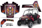 Preview: Ed-Hardy - Pirates Lila für Polaris RZR 170T-Bomber Blau für Polaris RZR 170