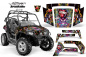 Preview: Ed-Hardy - LoveKills Schwarz für Polaris RZR 800/s 06-10