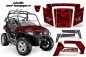 Preview: Skulls N Hammers Rot für Polaris RZR 800/s 06-10