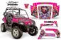 Preview: Ed-Hardy - LoveKills Pink for Polaris RZR 800/s 06-10