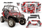 Preview: Dog Fighter Rot für Polaris RZR 800/s 06-10