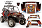 Preview: Ed-Hardy - Pirates Rot für Polaris RZR 800/s 06-10