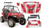 Preview: T-Bomber Rot für Polaris RZR 800/s 06-10
