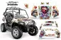 Preview: Ed-Hardy - LoveKills White for Polaris RZR 800/s 06-10
