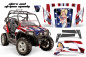 Preview: Stars and Stripes Mandy für Polaris RZR 800/s 06-10