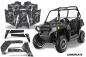 Preview: Camoplate Schwarz für Polaris RZR 800/s 11-14