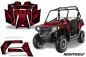 Preview: Nightwolf Rot für Polaris RZR 800/s 11-14