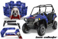 Preview: Bone Collector Blau für Polaris RZR 800/s 11-14