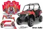Preview: Ed-Hardy - LoveKills Rot für Polaris RZR 800/s 11-14