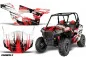 Preview: Carbon-X Rot für Polaris RZR 900S/1000S 2 Türer 15-20