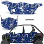 Preview: Camoplate Blau für Polaris RZR 900S/1000S 4 Türer 15-20