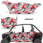 Preview: Camoplate Rot für Polaris RZR 900S/1000S 4 Türer 15-20