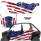 Preview: Stars & Stripes für Polaris RZR 900S/1000S 4 Türer 15-20